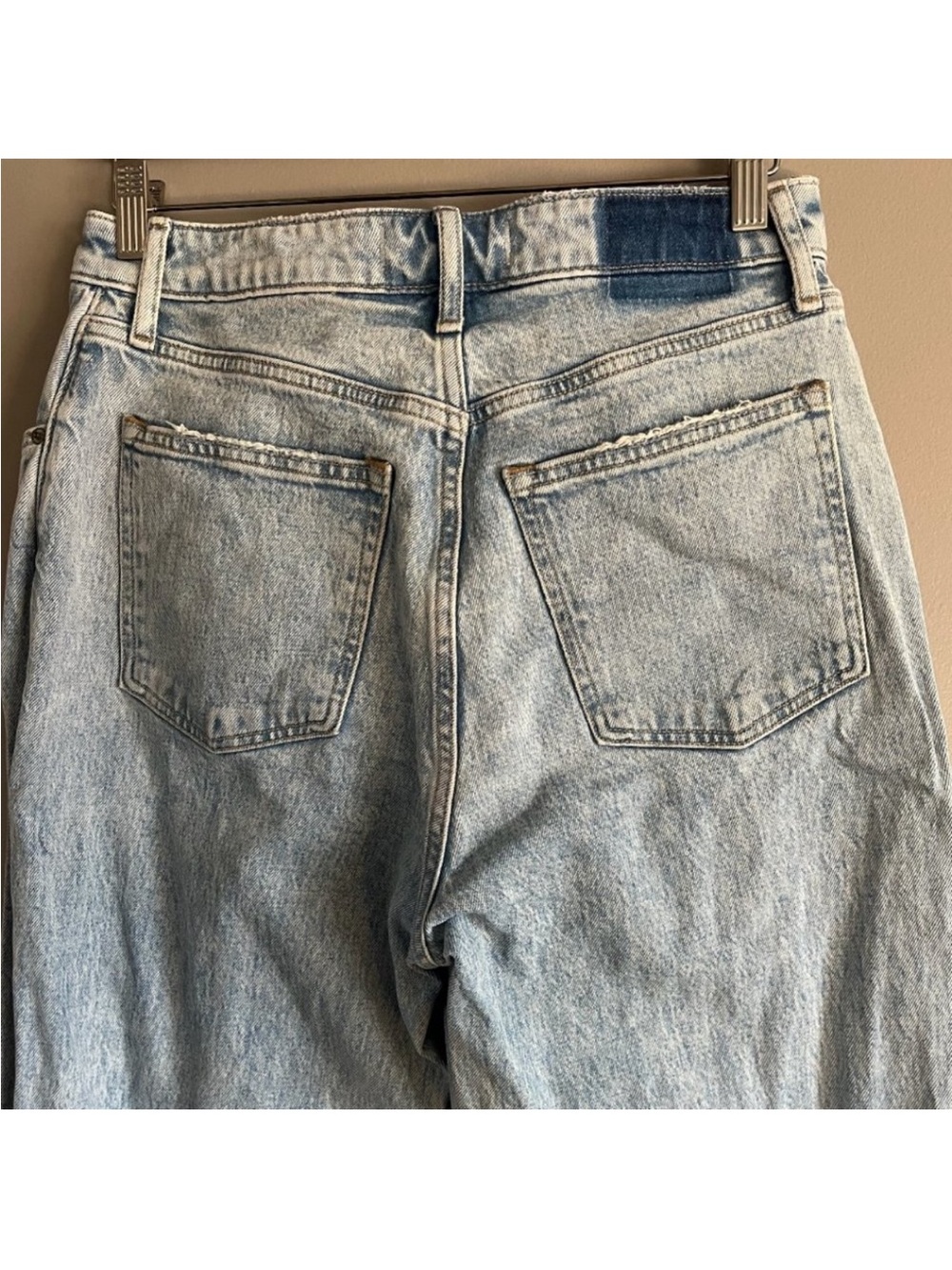 Abercrombie & Fitch Jeans 90s Relaxed Jean Curve Love High Rise 30 Tall - Picture 3 of 5